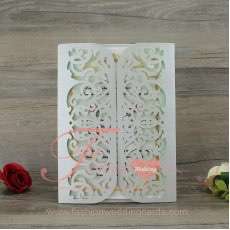 Open Gate Silver Wedding Invitations Free Templates